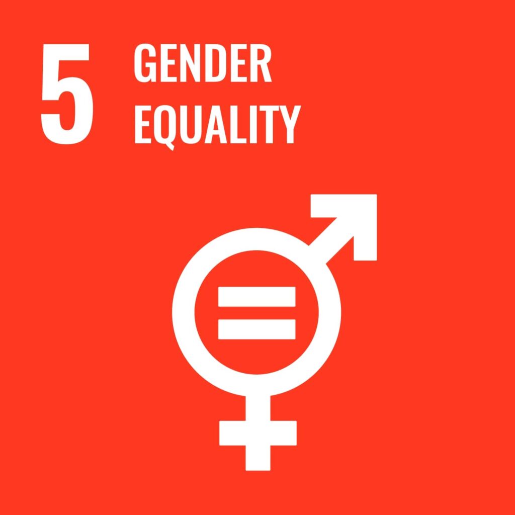 Visual icon for SDG 5, Gender equality